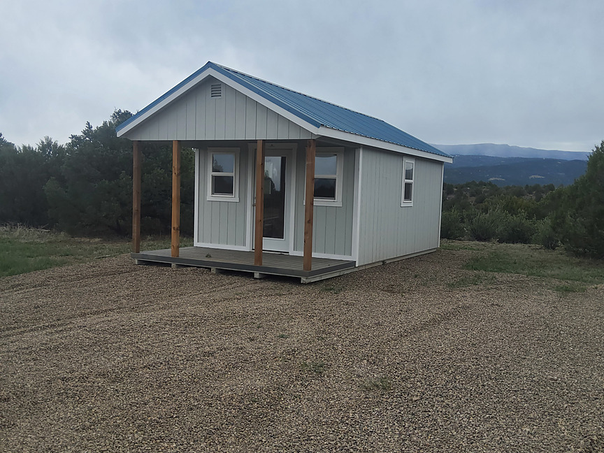 Classic A-Frame Shed delivered and installed in Colorado