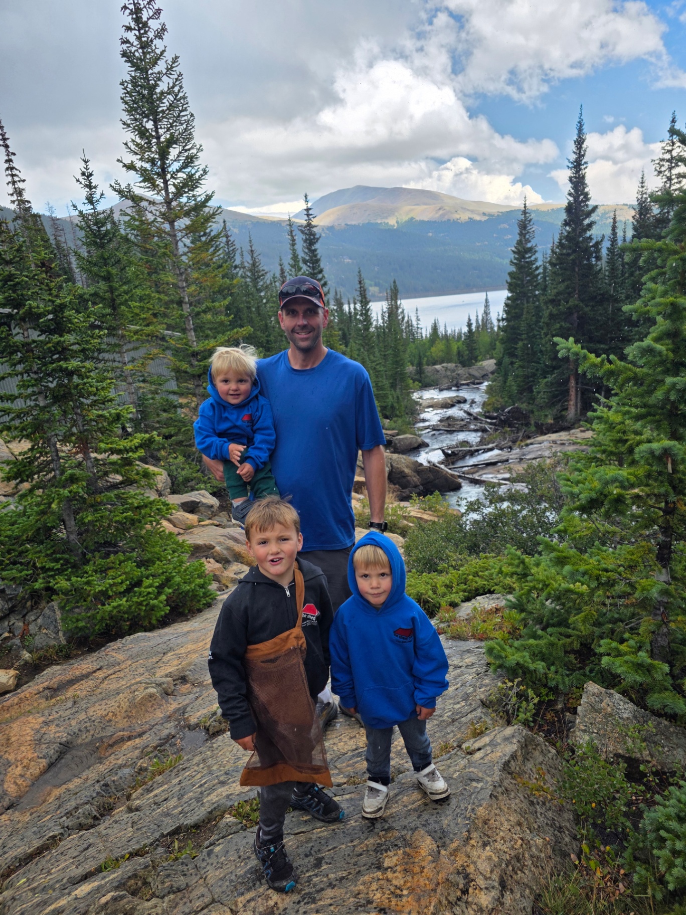 The Shed Yard family outdoors in Colorado