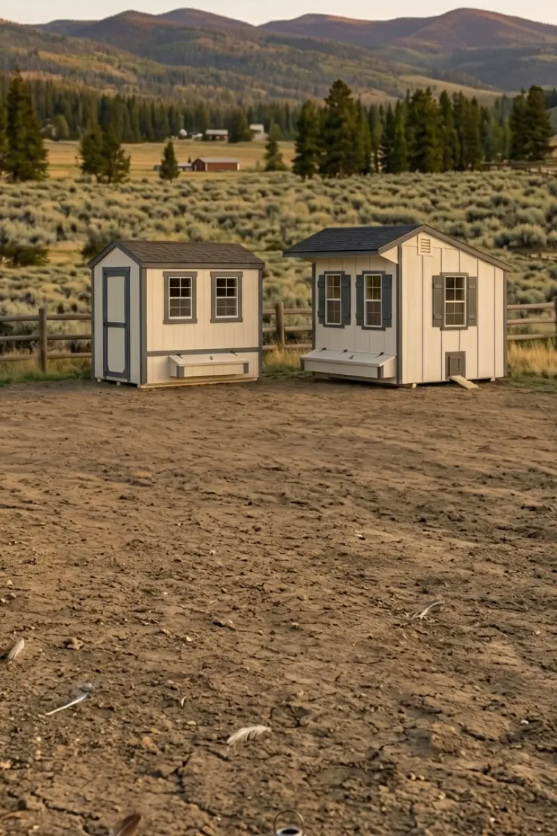 Chicken coops for sale in Colorado, built by our in-house craftsmen