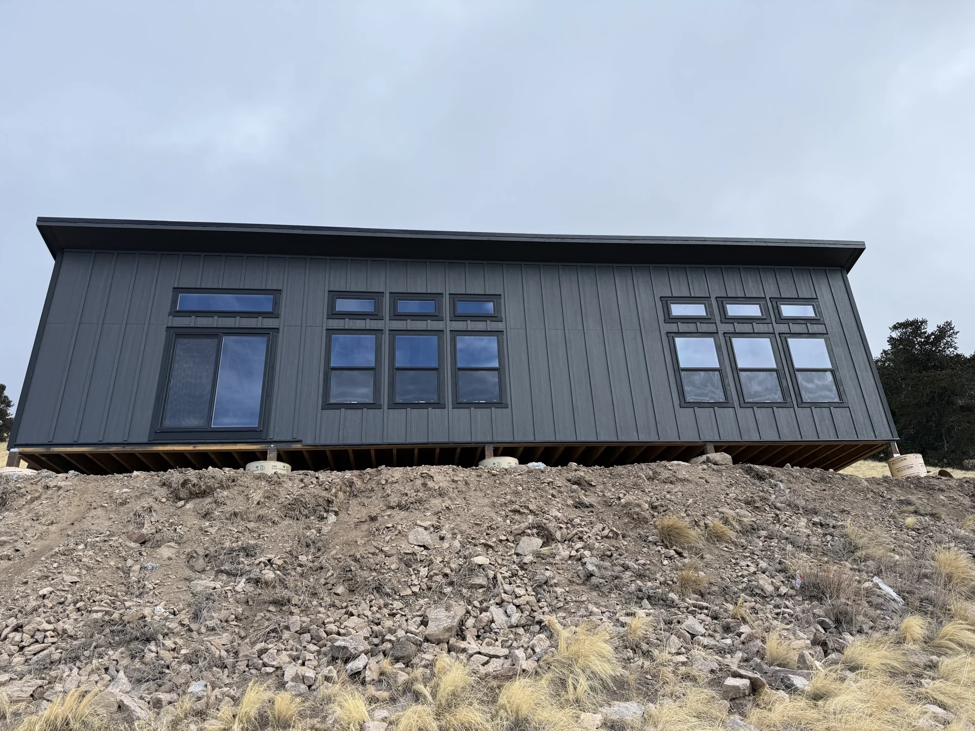 Structure Complete — Sunny Side Home Shell build process