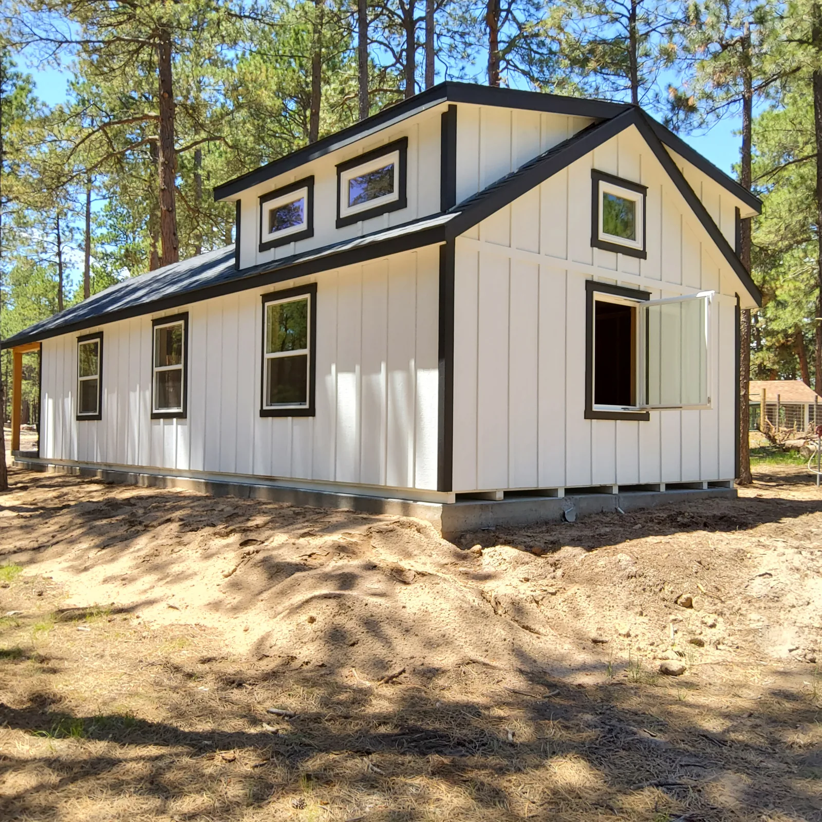Cabin Home Shell with double dormers