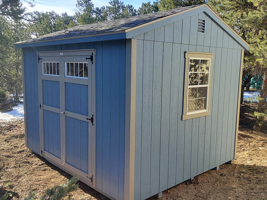 A-Frame Shed delivered and installed in Colorado