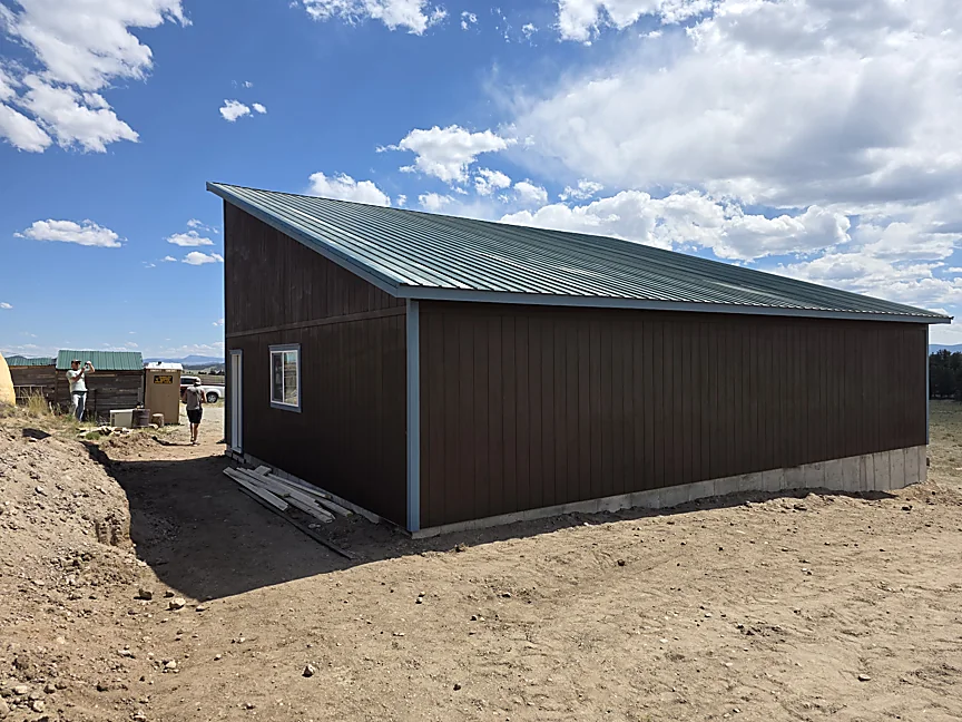 Mountain Modern home shell delivered and built in Colorado — build 4