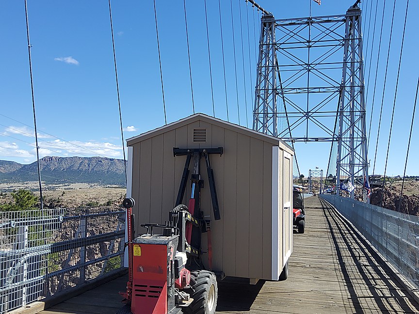 Economy Shed delivered and installed in Colorado