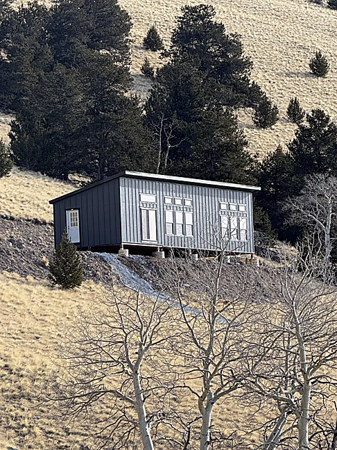Mountain Modern home shell delivered and built in Colorado — build 7