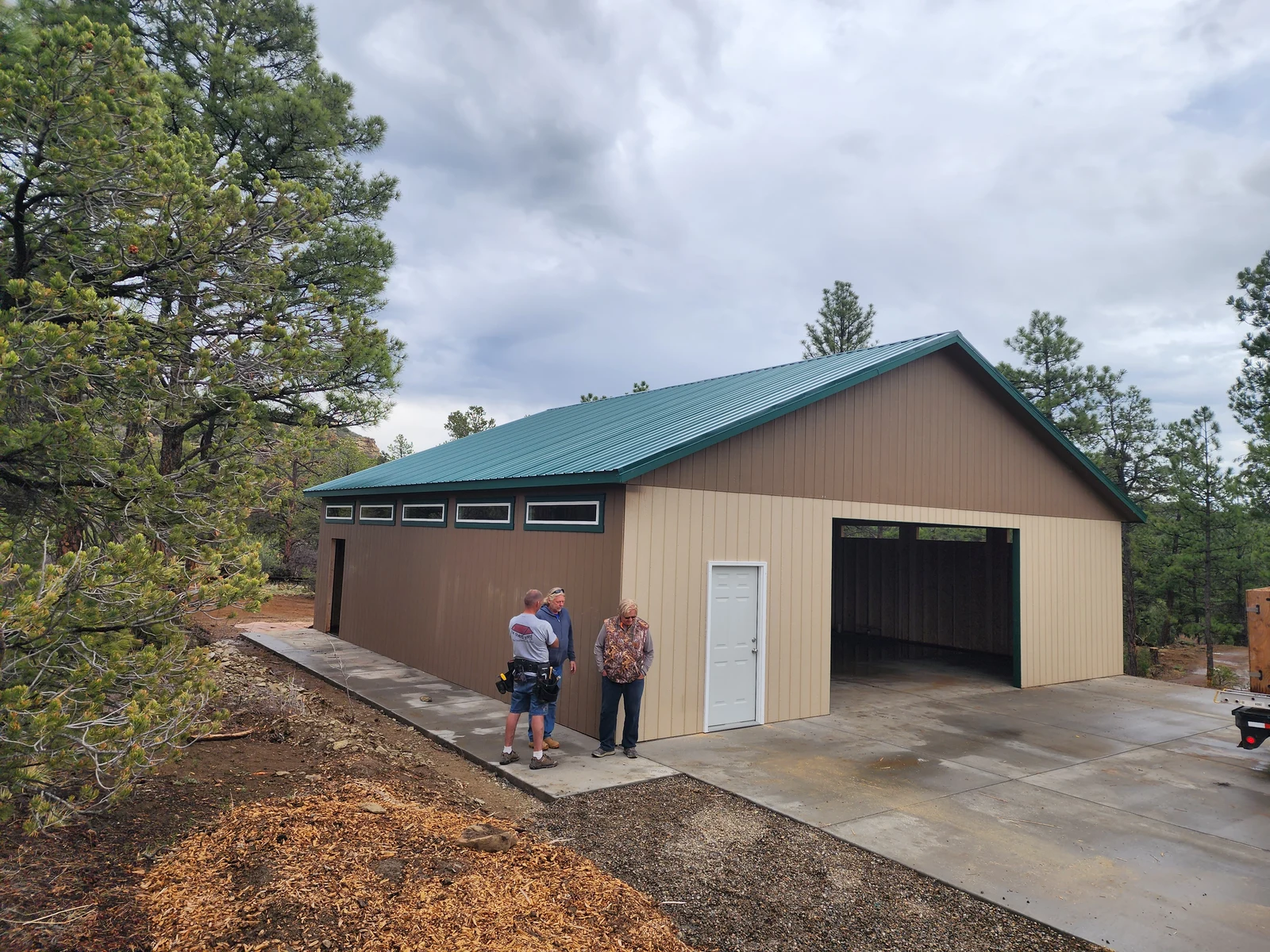 Garage delivered in Colorado 4