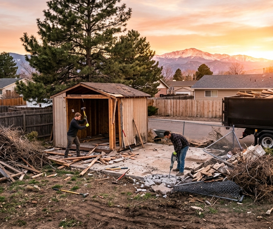 Demo & Haul-Away for sheds in Colorado