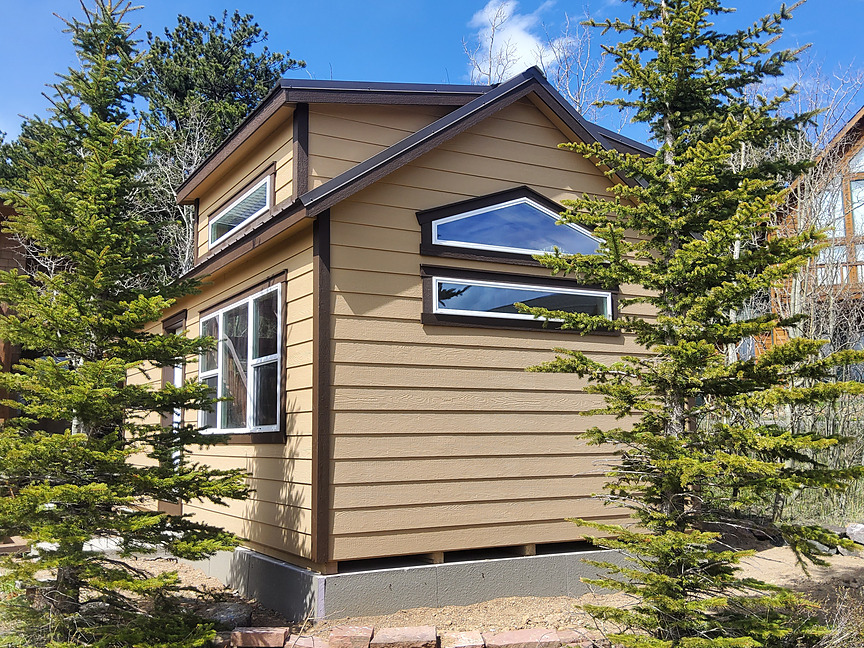 Classic A-Frame Shed delivered and installed in Colorado