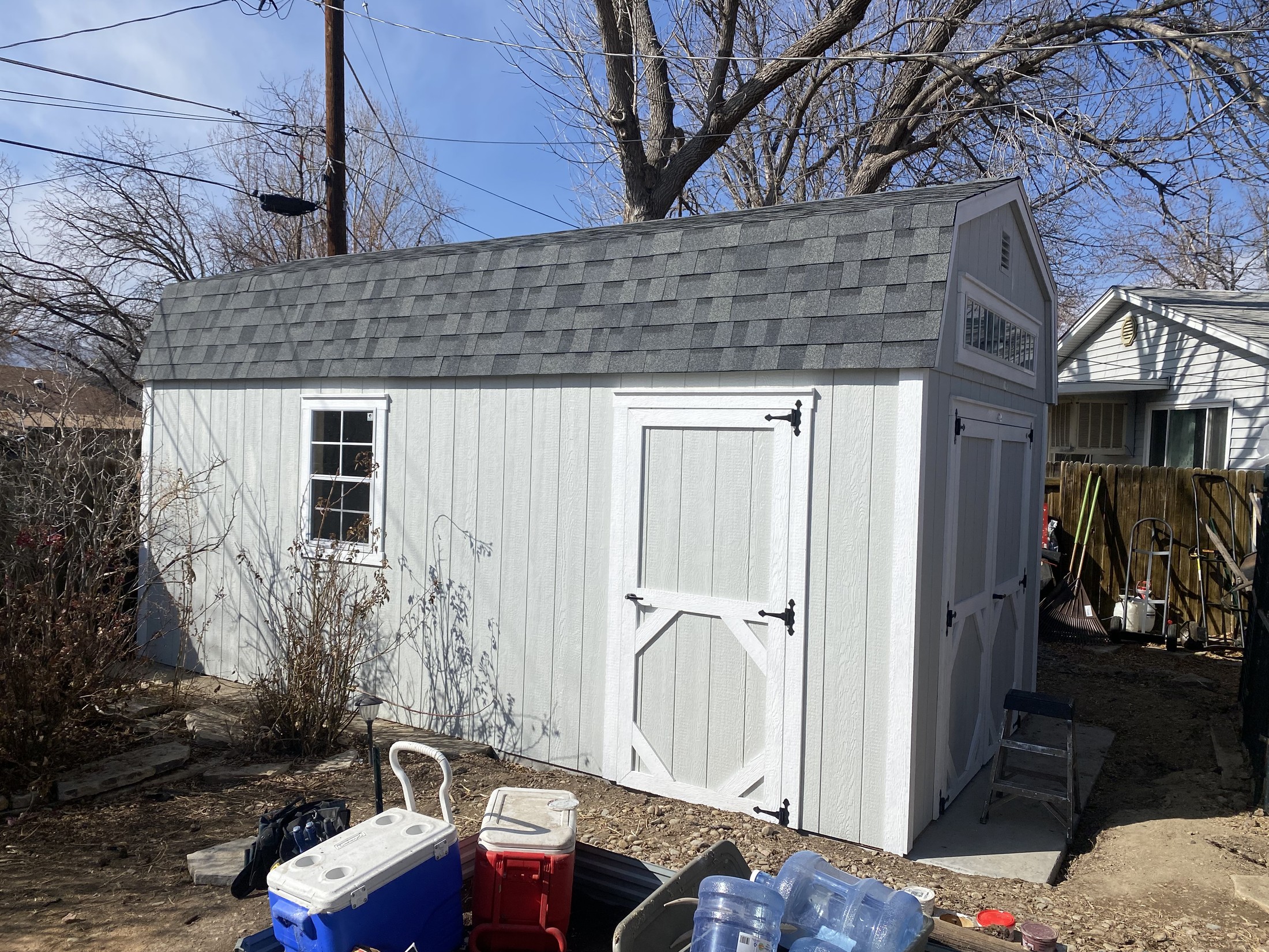Hi-Wall barn delivered in Colorado 23