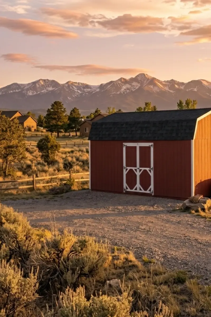 Lofted storage barns for sale in Colorado
