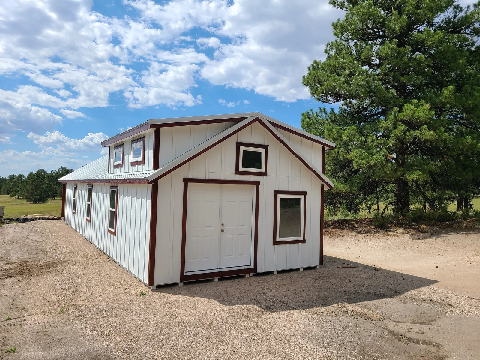 Cabin Home Shell with gable dormers