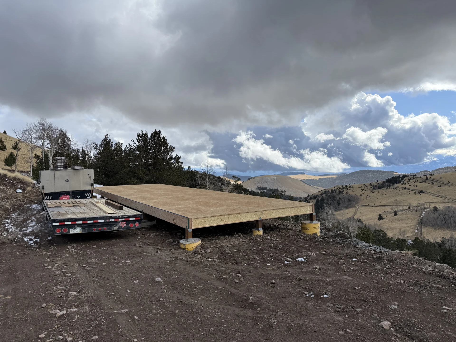 Foundation & Sub Floor — Sunny Side Home Shell build process