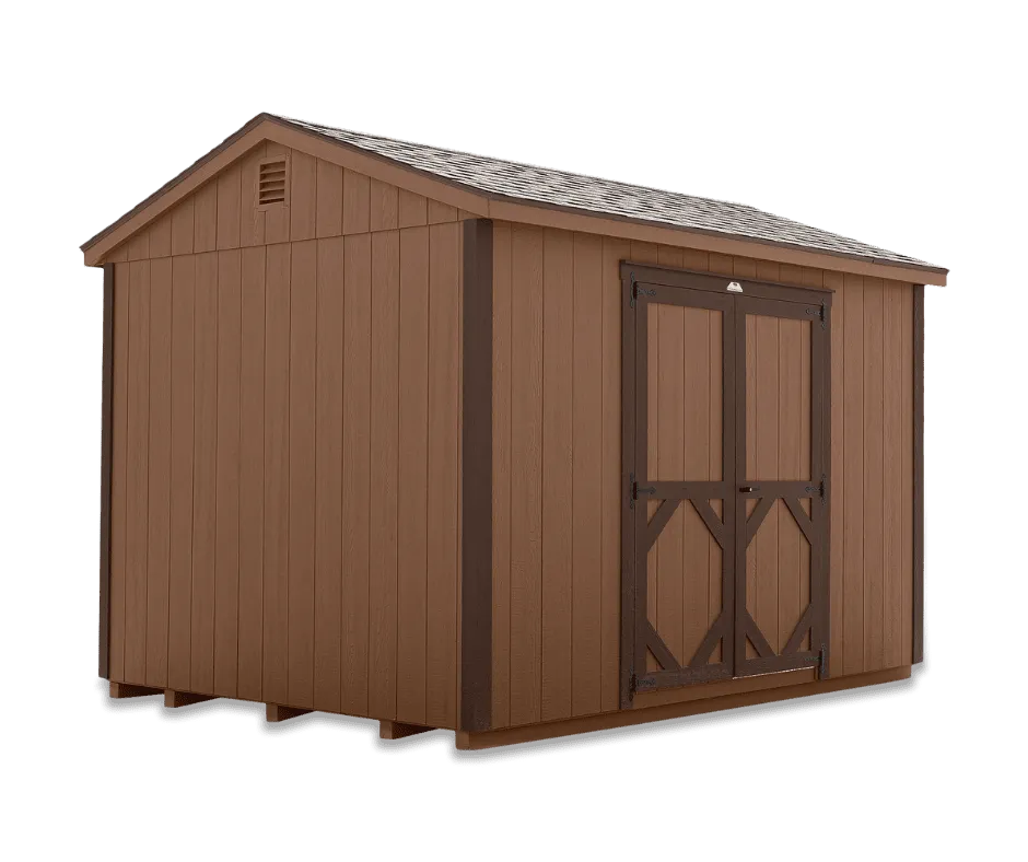 The Shed Yard A-Frame shed built for Colorado weather