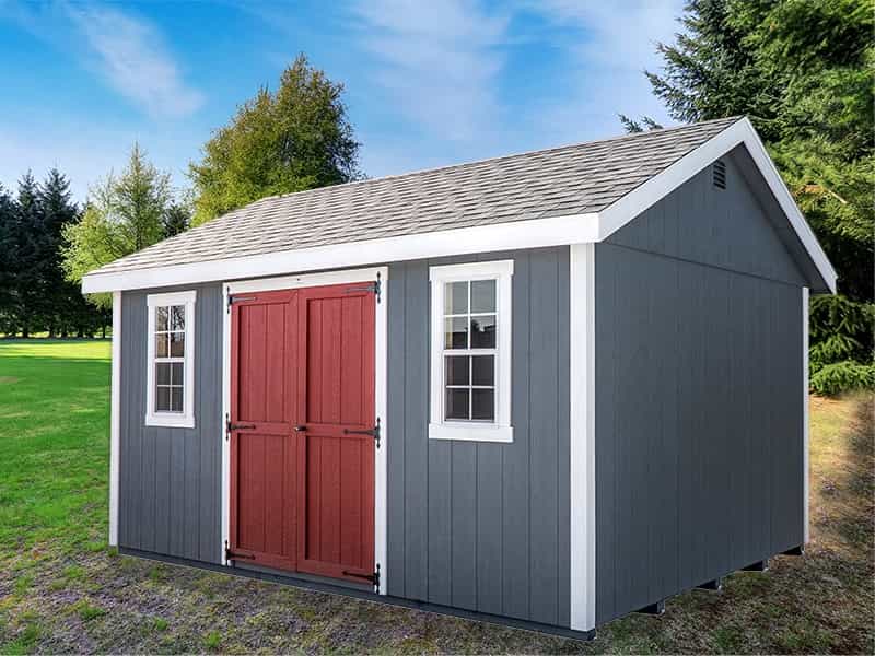 Classic Storage Shed Gray