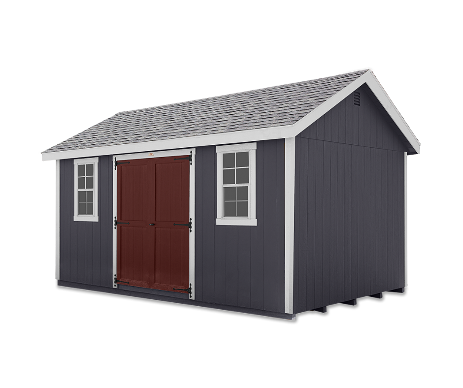 Classic A Frame Shed with dormer.